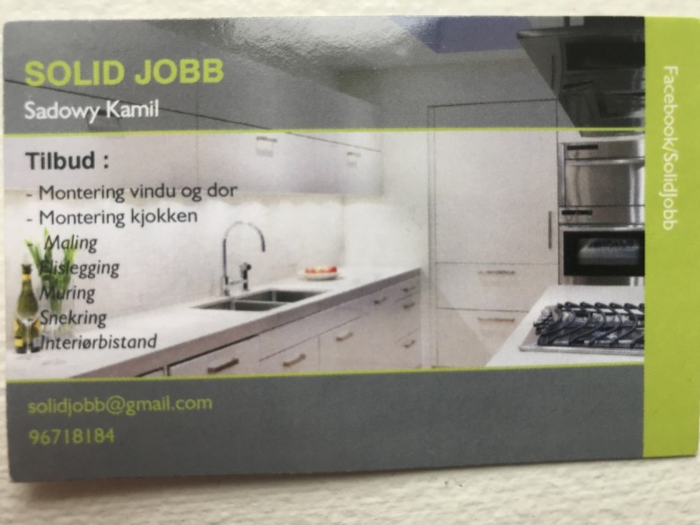 Kamil Sadowy (SolidJobbM), DRAMMEN, DRAMMEN