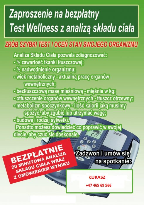 Łukasz TrenerWELLNESS (TrenerWELLNESS), OSLO, Kraków